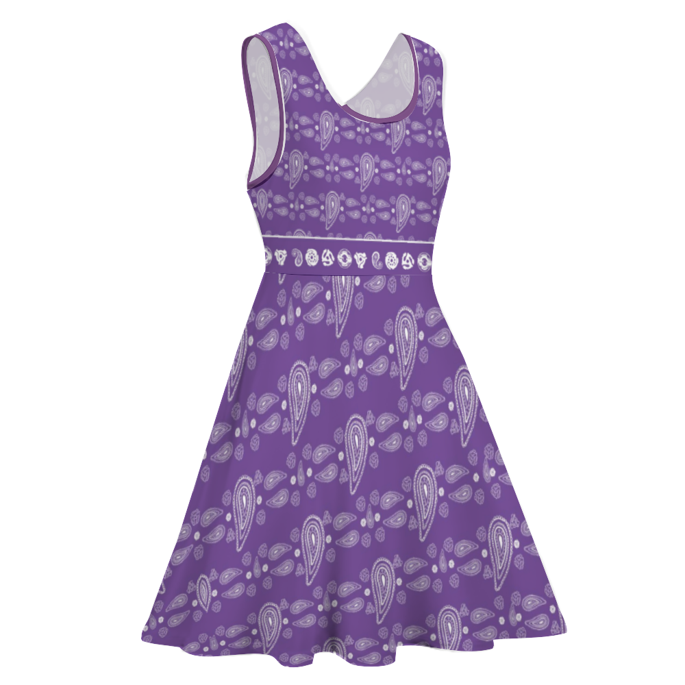 Purp Bandana Women's Fashion Skirts