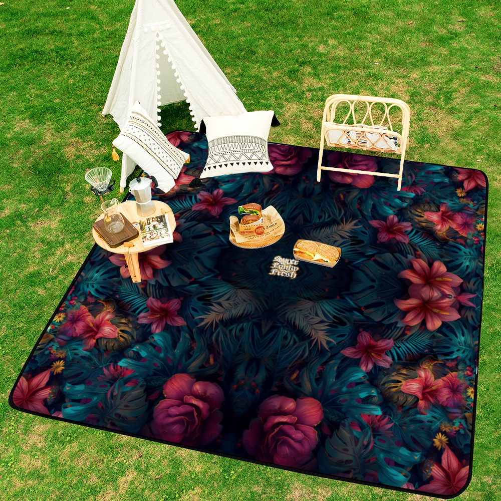 Super Funky Fresh Zipper Style Picnic Mat