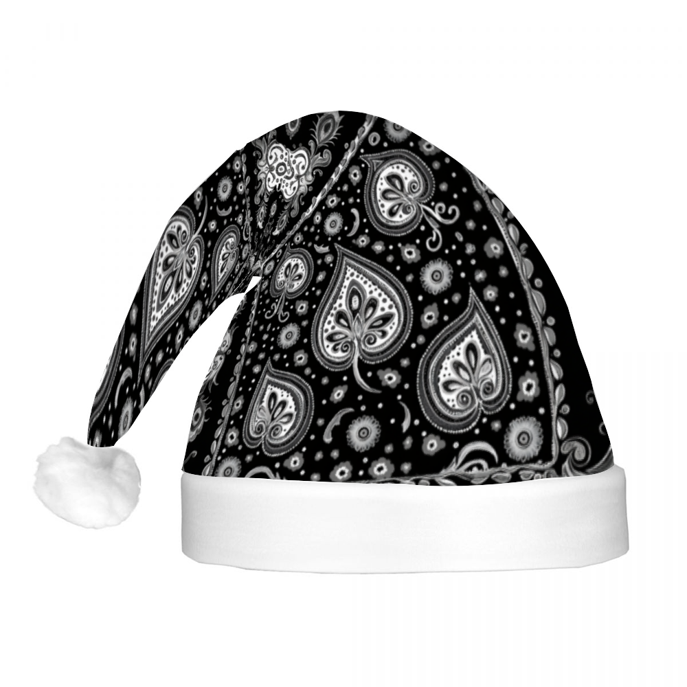 Bandana Paisley Print LED Light-up Christmas Hat