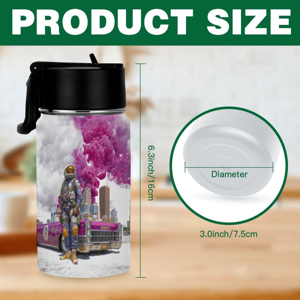 Spaceman 12oz Thermos Stainless Steel Bottle
