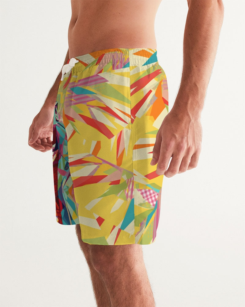 Sometimes your words just hypnotize me Men's All-Over Print Swim Trunk
