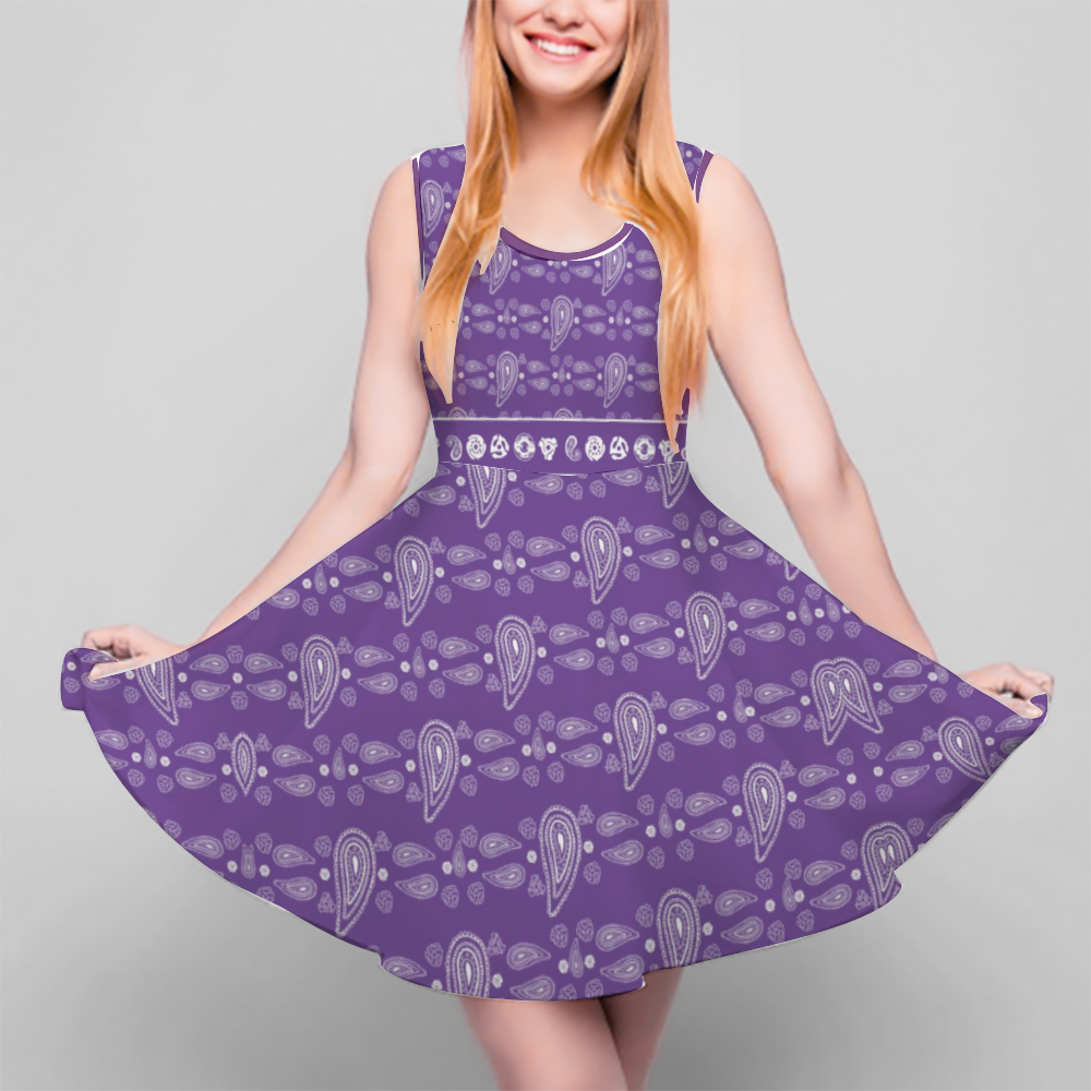 Purp Bandana Women's Fashion Skirts