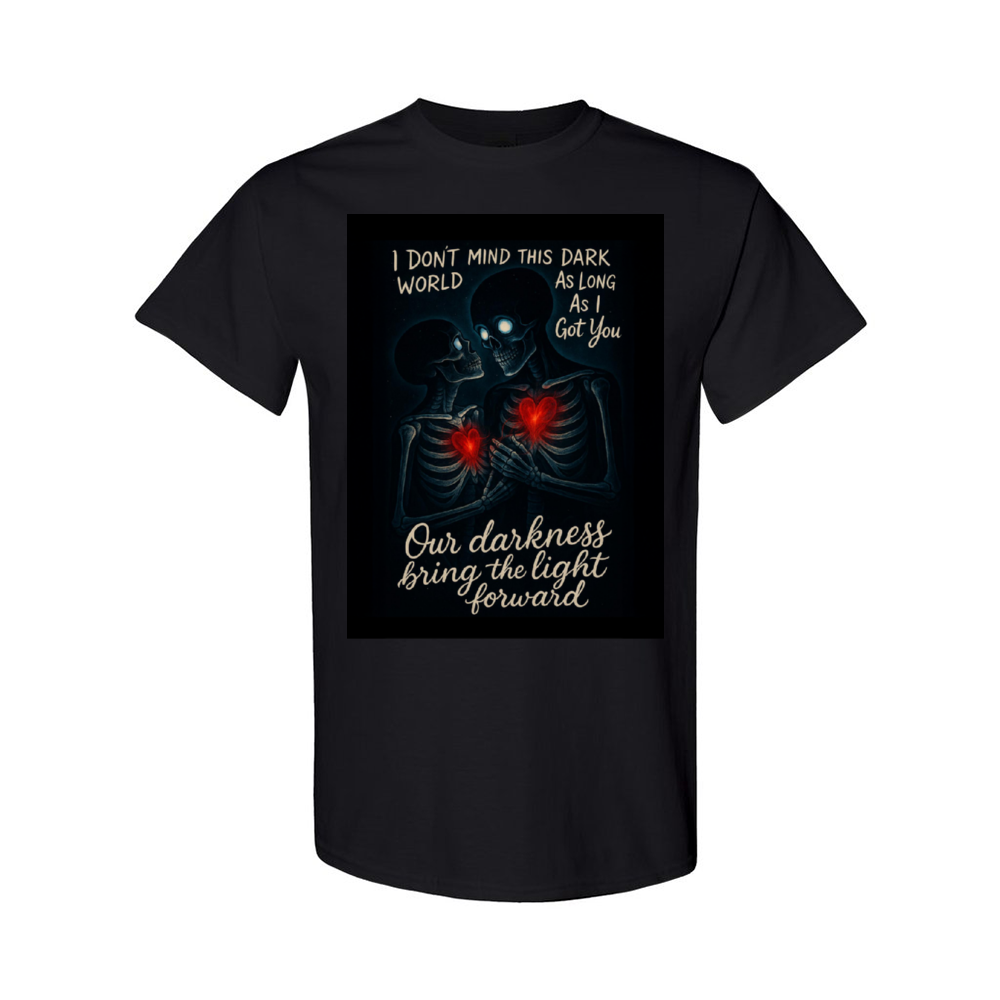 Our Dark Love Cotton T-shirts Gildan 5000 Short Sleeve Casual Loose Shirts Tees