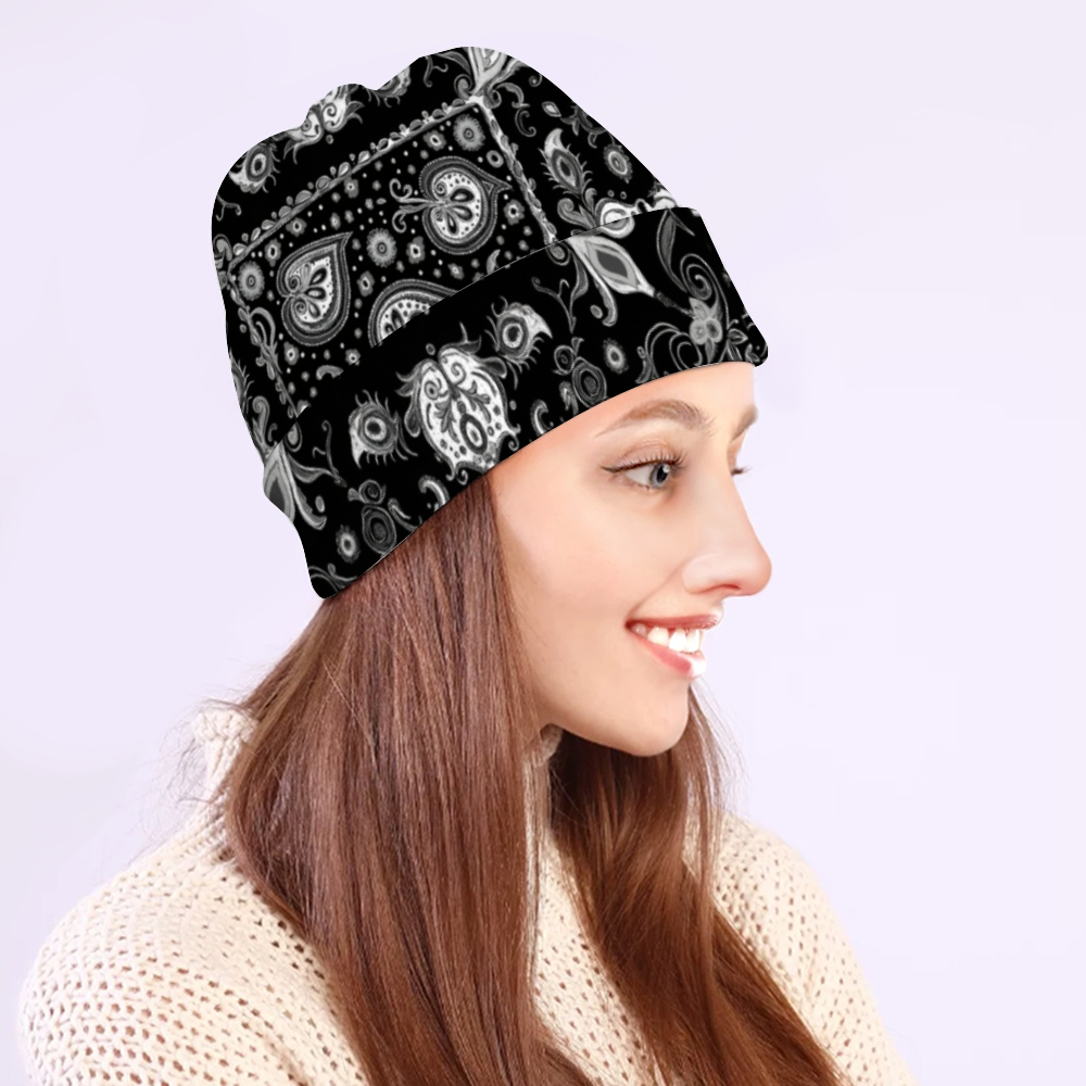 Paisley Print Fashion Beanie Hat