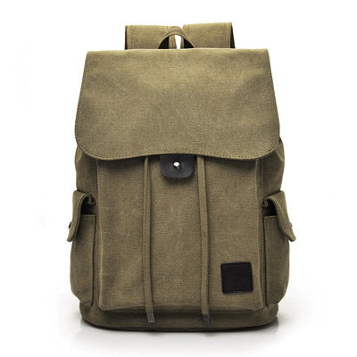 Casual canvas travel backpack,