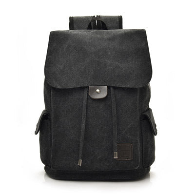 Casual canvas travel backpack,
