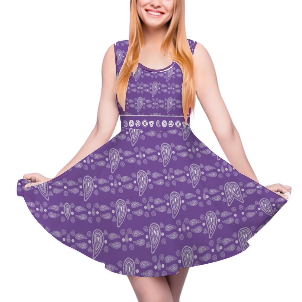 Purp Bandana Women's Fashion Skirts
