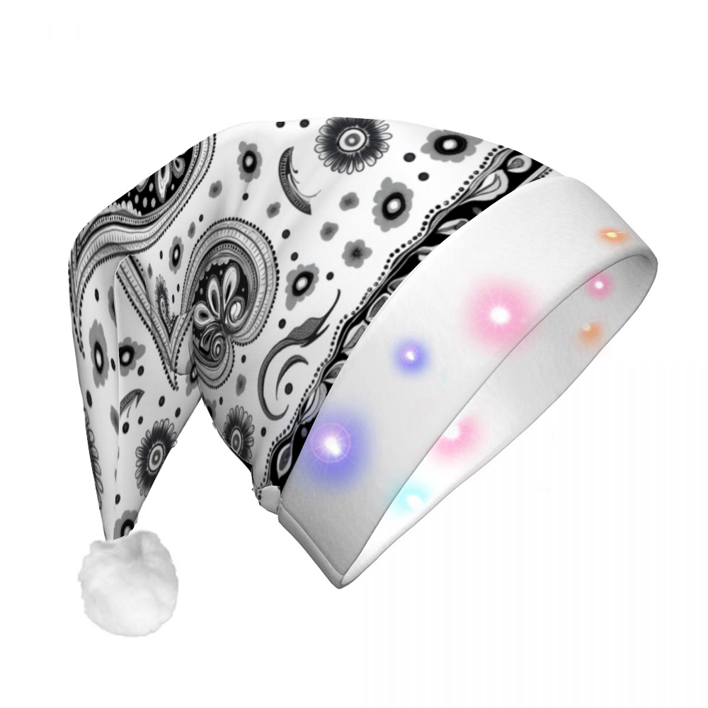 LED Bandana Print Holliday Hat