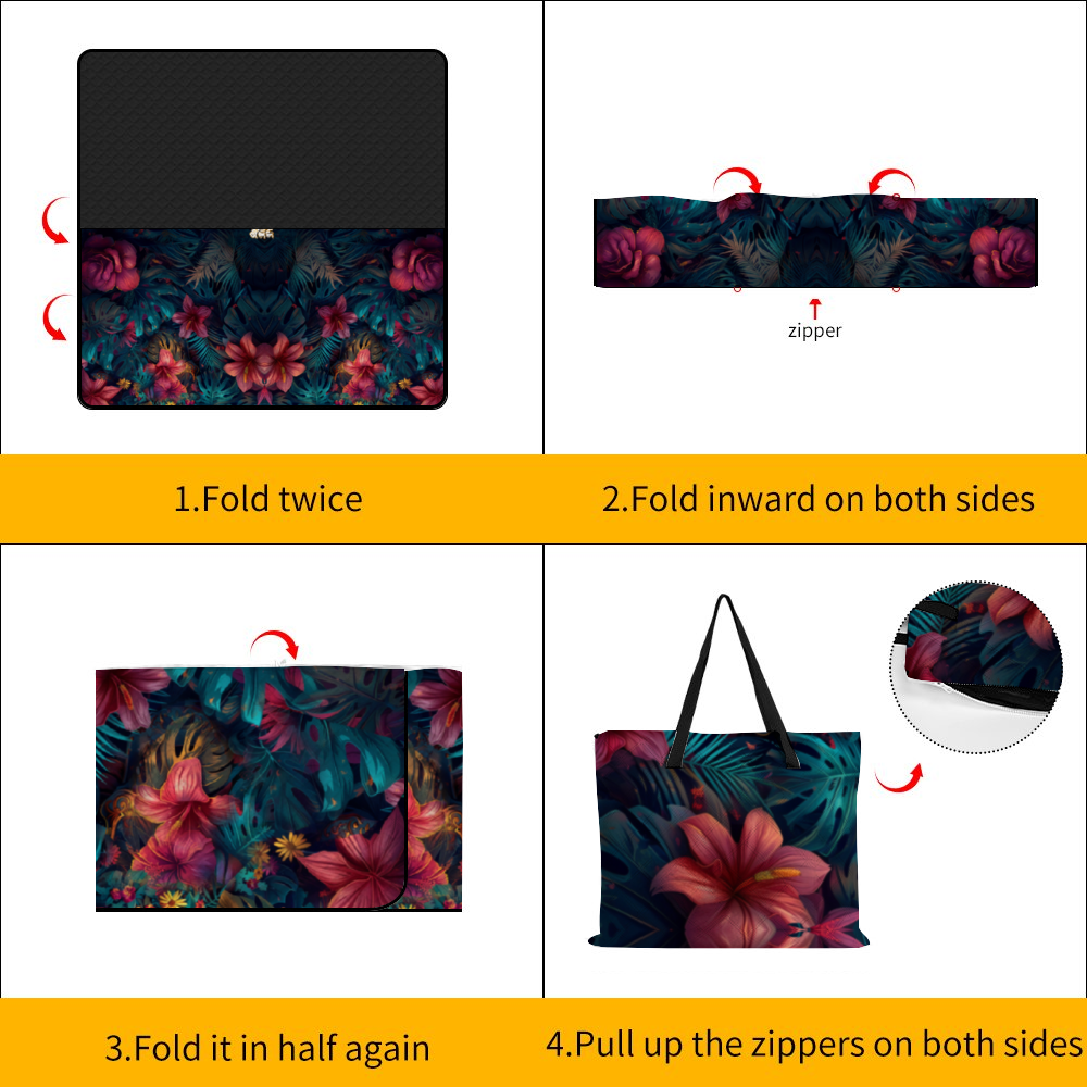 Super Funky Fresh Zipper Style Picnic Mat