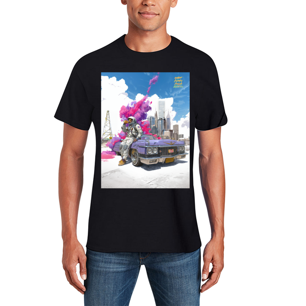 Space Man Pimp Front Print Only