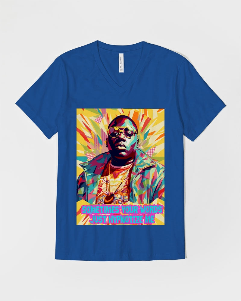 Sometimes your words just hypnotize me Unisex Jersey V-Neck Tee | Bella + Canvas