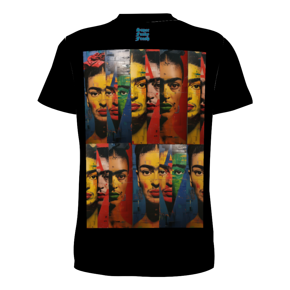 Frida Love T-shirt Men's Round Neck Short Sleeve T-Shirt