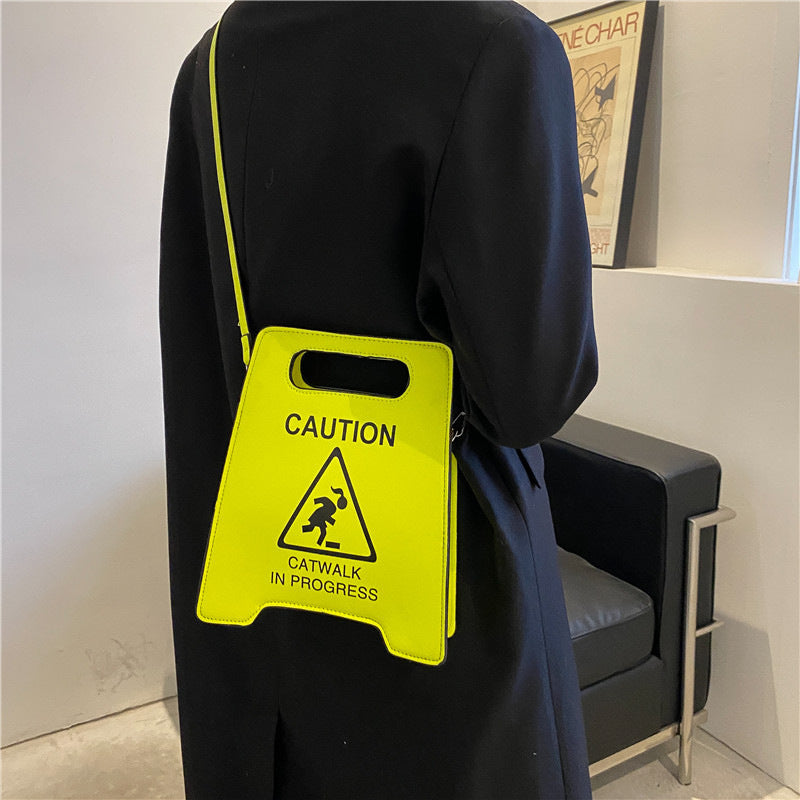 Caution Sign Purse