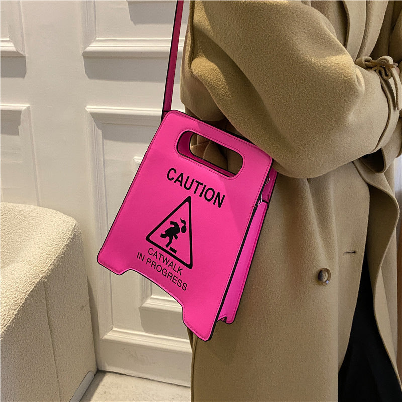 Caution Sign Purse