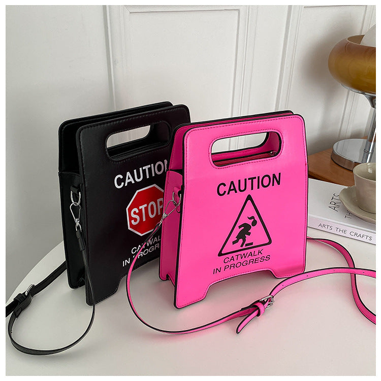 Caution Sign Purse