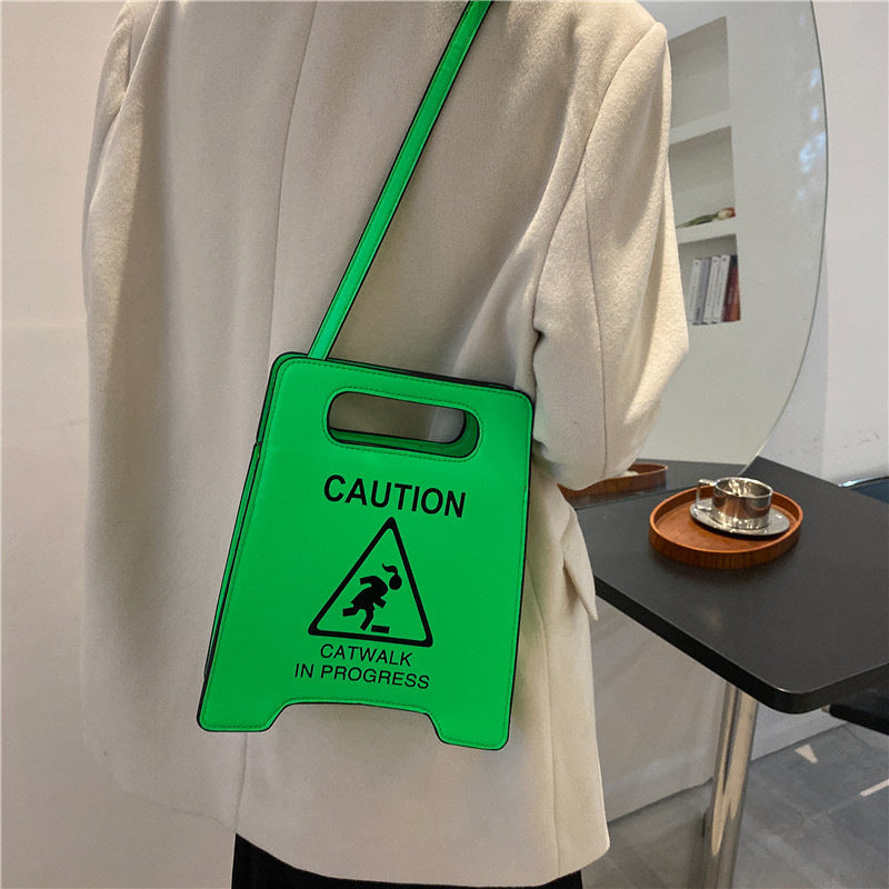 Caution Sign Purse