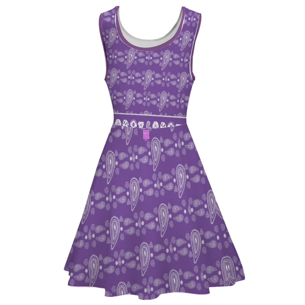 Purp Bandana Women's Fashion Skirts