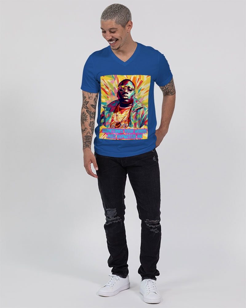 Sometimes your words just hypnotize me Unisex Jersey V-Neck Tee | Bella + Canvas
