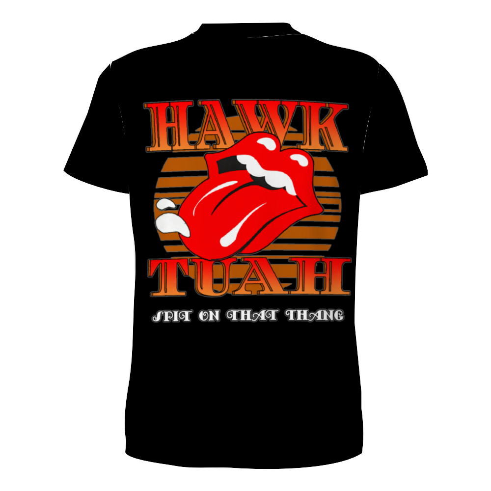 Mesh Fabric Hawk Tuah T-shirt Men's T-Shirt