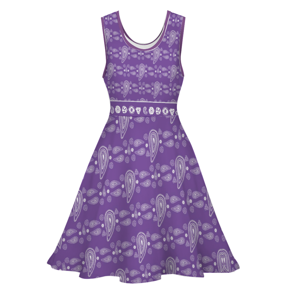 Purp Bandana Women's Fashion Skirts