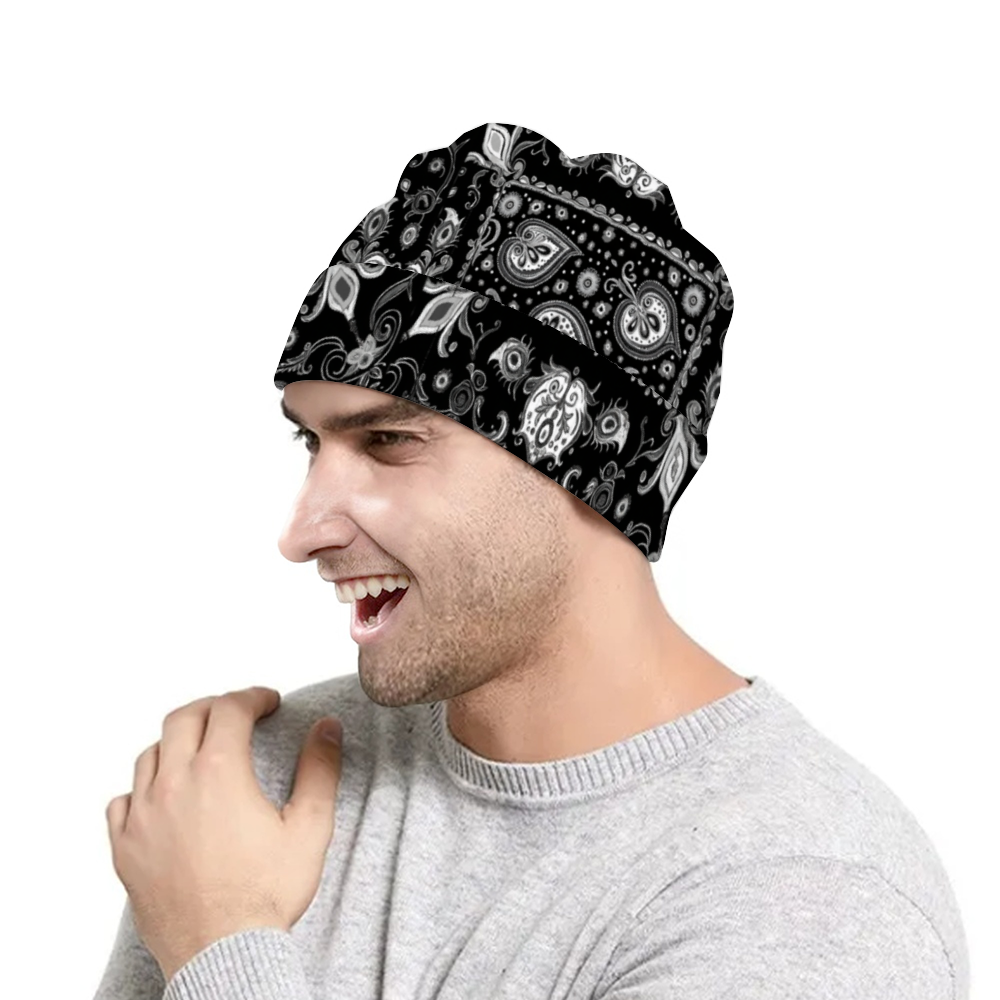 Paisley Print Fashion Beanie Hat