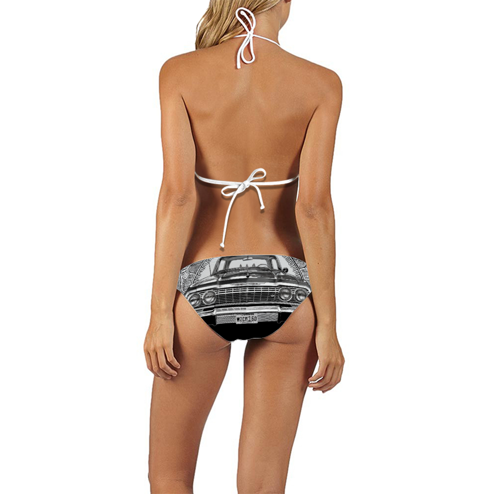 XoloZ Women's All Over Print Bikini String