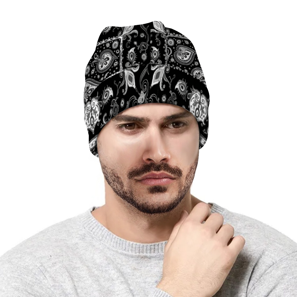 Paisley Print Fashion Beanie Hat