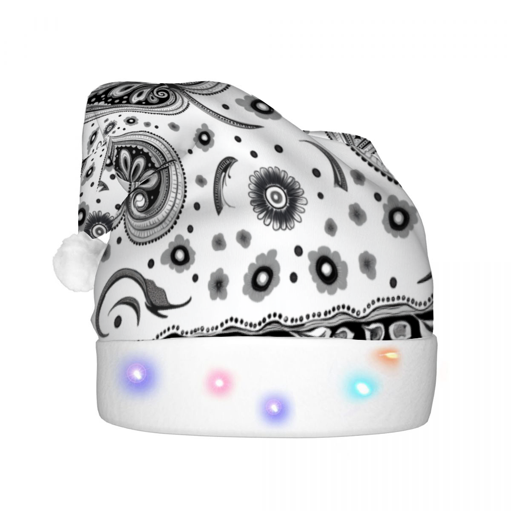 LED Bandana Print Holliday Hat