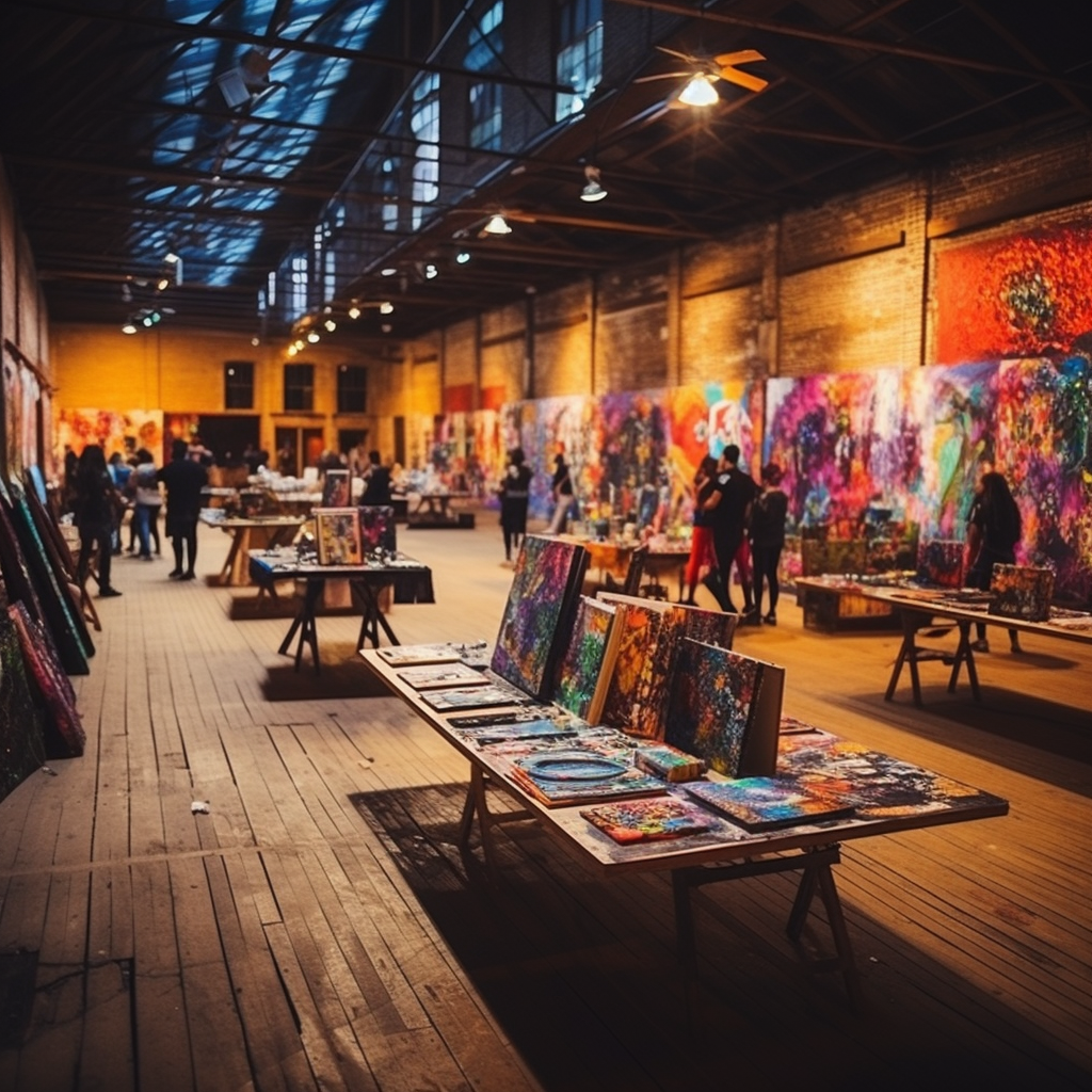Second Saturday Art Booth