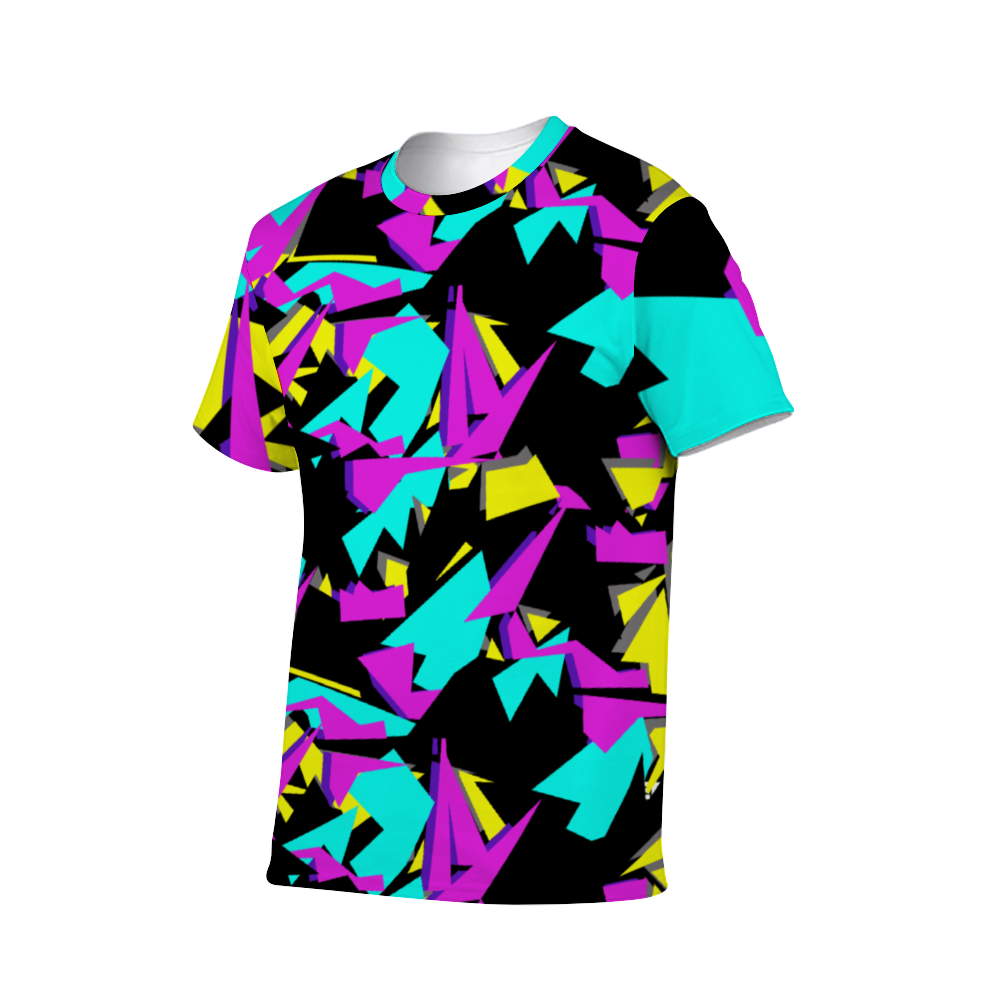Glitch Camo Purple T-Shirt