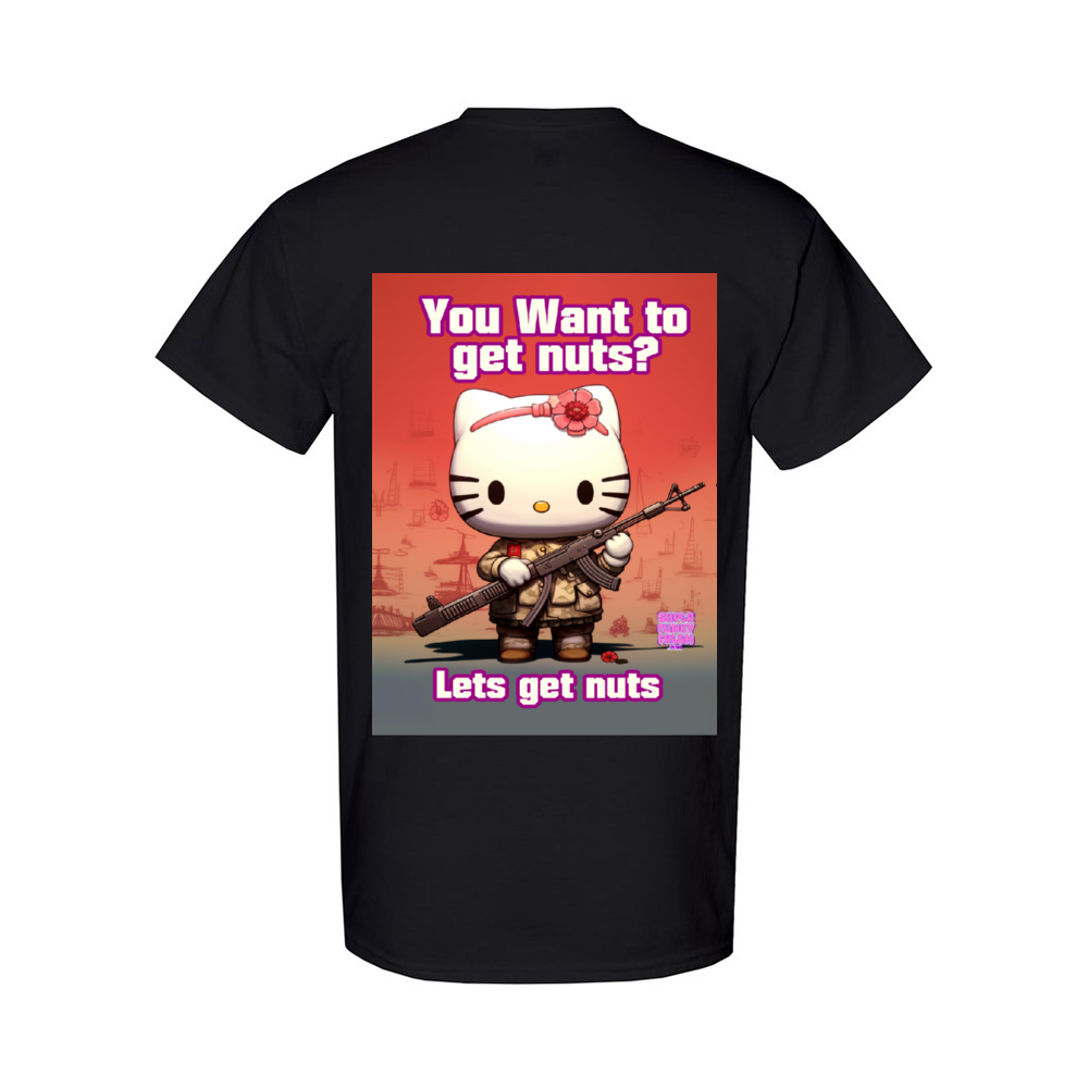 Lets Get Nuts Custom Unisex Cotton T-shirts Gildan 5000 Short Sleeve Casual Loose Shirts Tees