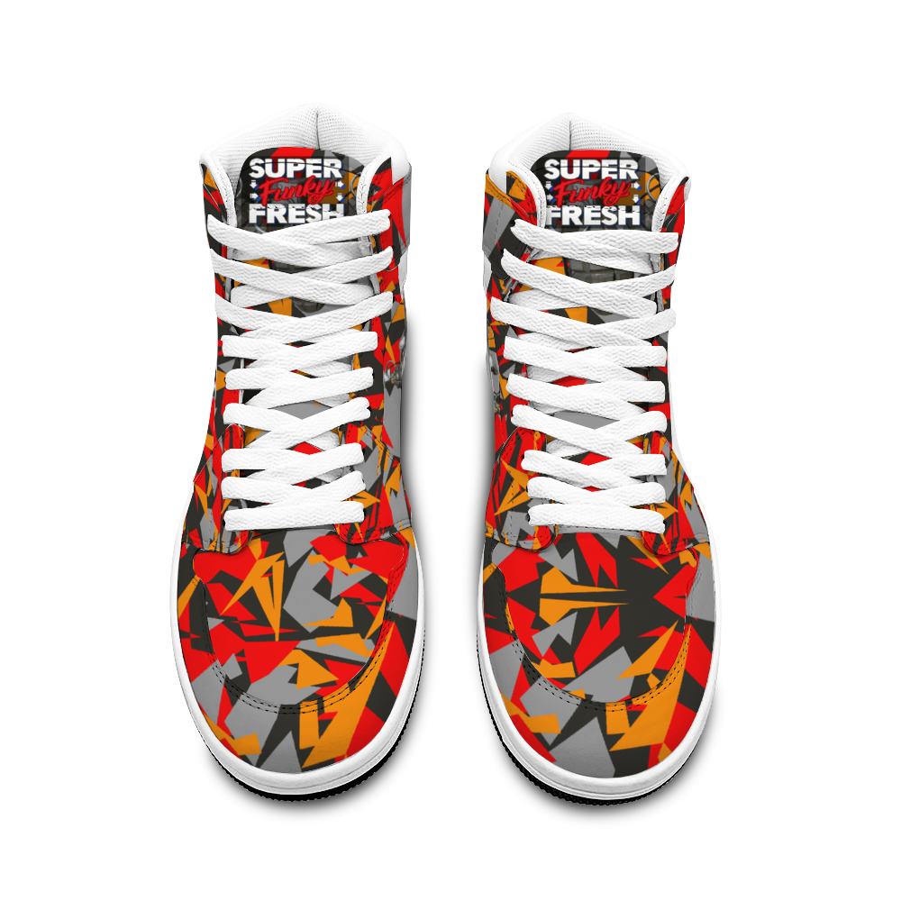 Super Funky Fresh Camo Custom Shoes Unisex Sneakers