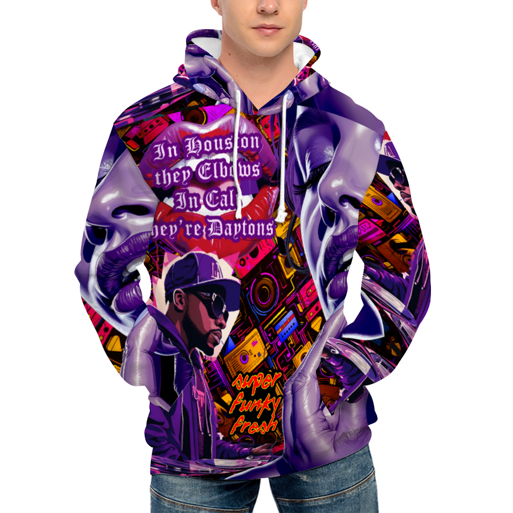 Still Drippin Unisex All Over Print Plush Hoodies with Pockets