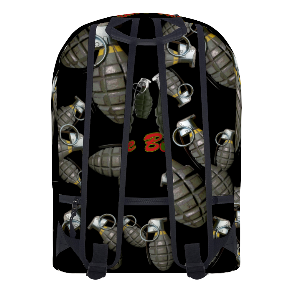 Love Bombs Full Print Backpack Travel Laptop Backpack