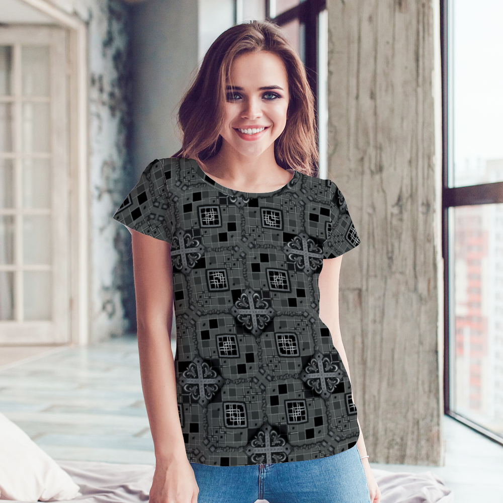 Bandana Plaid T-Shirt