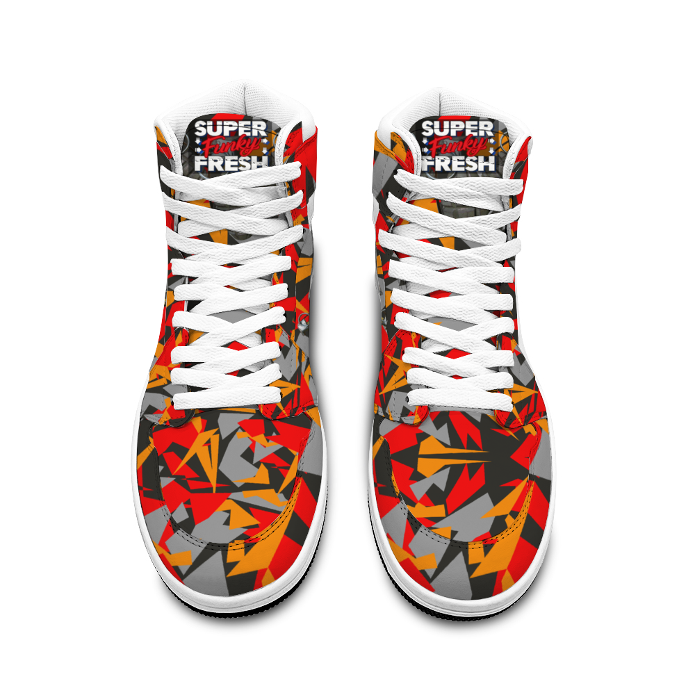 Super Funky Fresh Camo Custom Shoes Unisex Sneakers