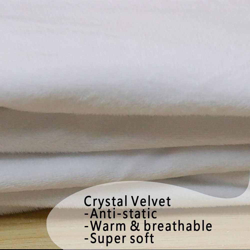 DeLa Parra Ratio Crystal Velvet 63" x 10" Scarf Warm Breathable Velvet Scarf