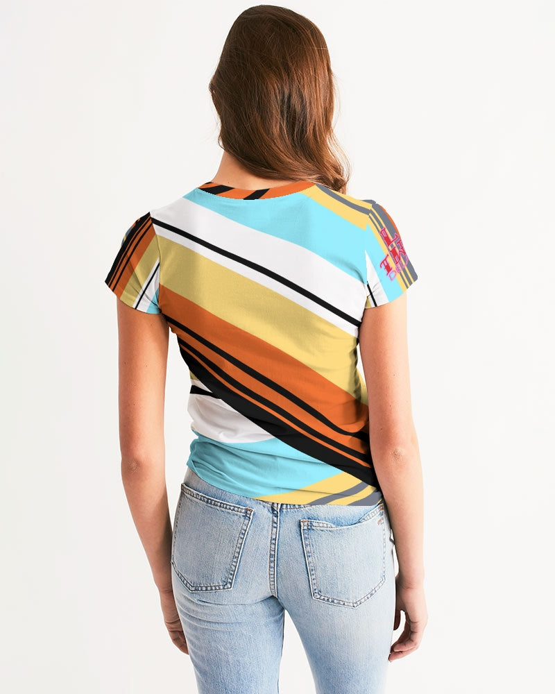 Mayan Serpent Stripes Women's Tee