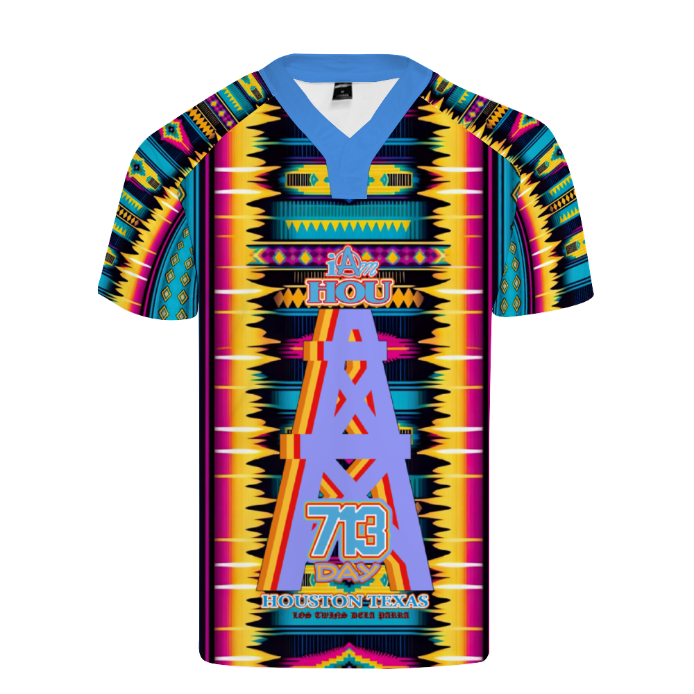I Am Hou Serape Sports Jersey