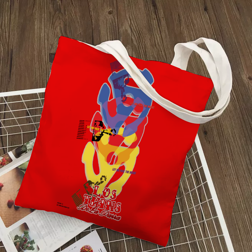 Let Me Pick the Music Canvas Tote Bags 15" × 18"