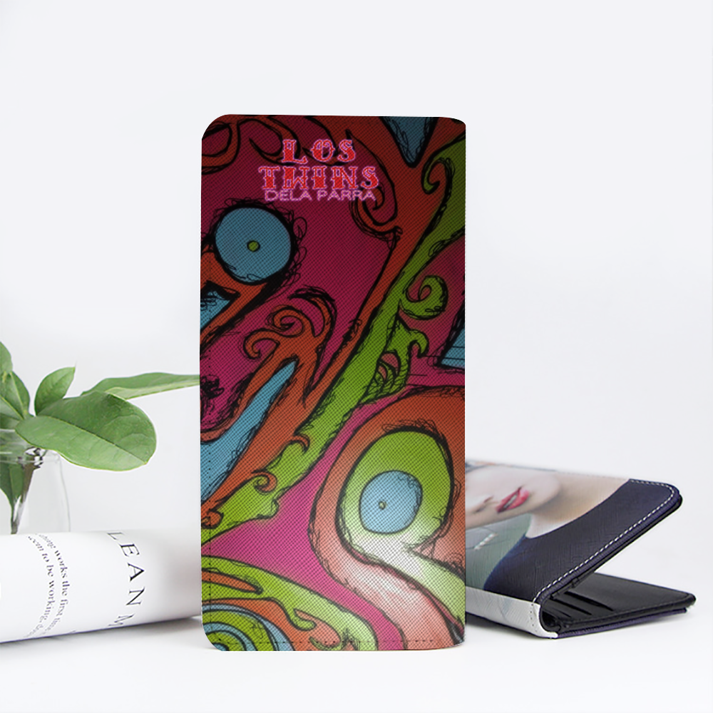 The Eye of Suess Black/Pink Long Wallet