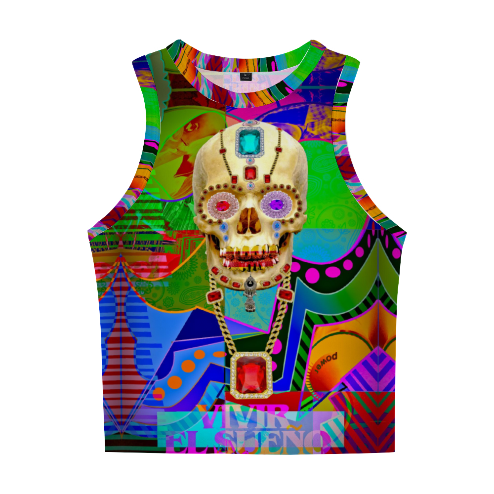 Vivir El Sueno Women's Sleeveless Top Crop Top Cropped Tank Top