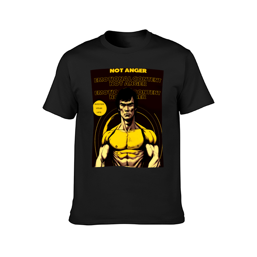 Emotional Content Not Anger Classic T-Shirt Front and Back Print