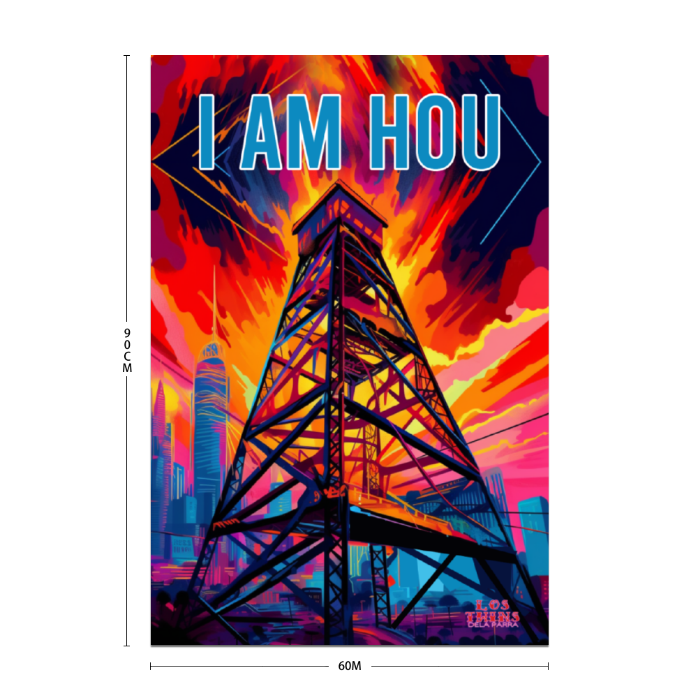 I Am Hou Satin Silky Posters Classic Poster Art Deco 24" x 35"