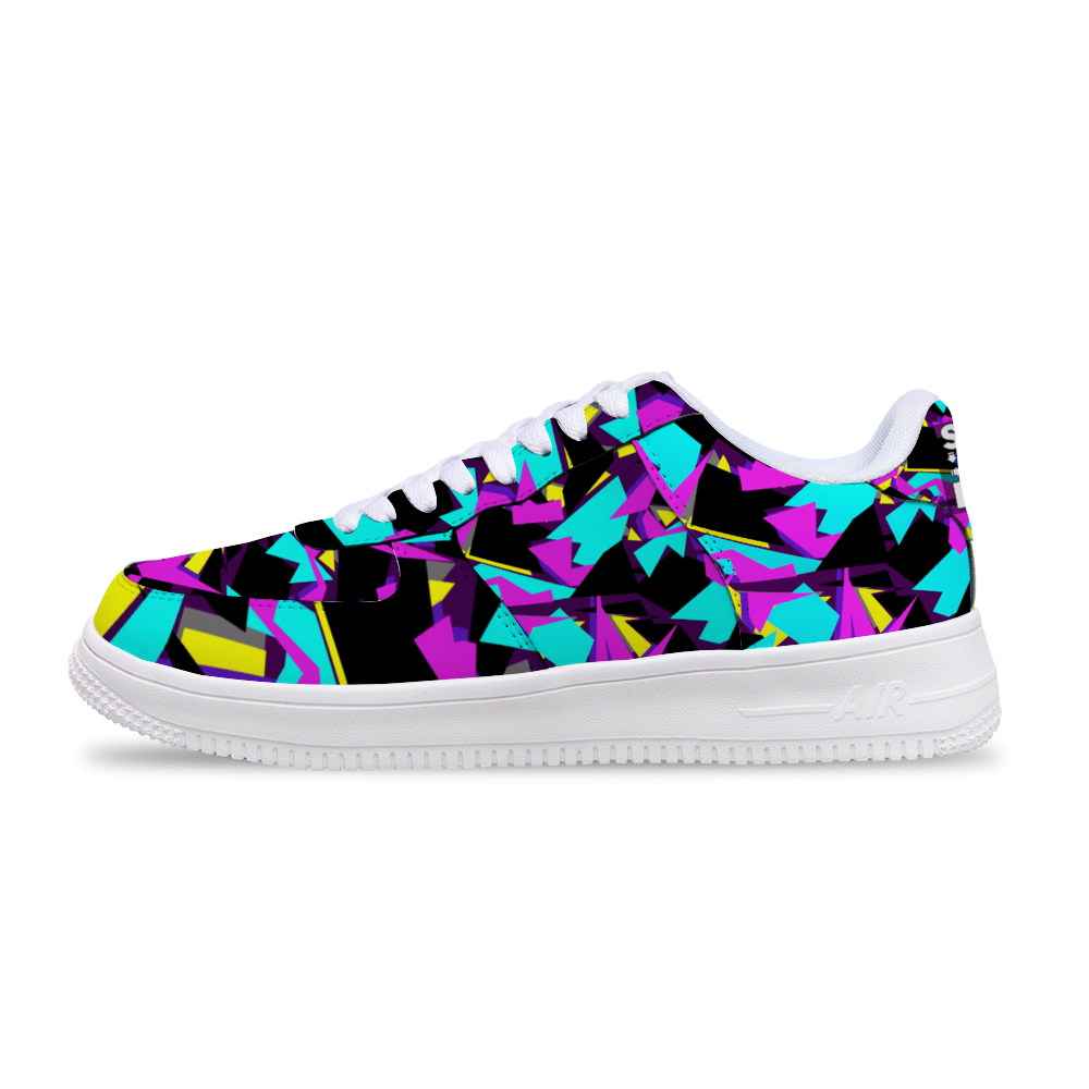 Super Funky Fresh Air Digital Camo Purple Unisex Sneakers