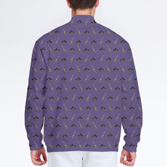 Men's Sporty O-neck Long Sleeve Sports jackets