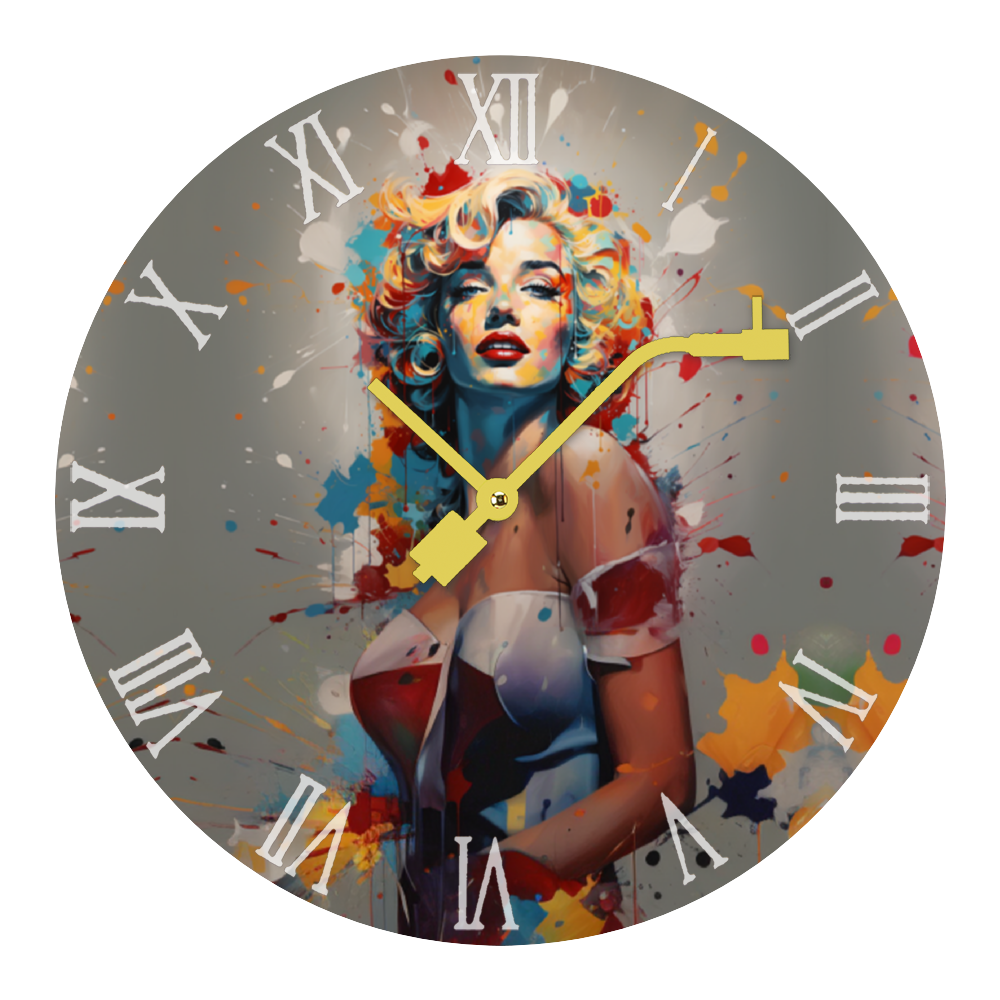 Monroe Record Wall Clock Decorative Wall Retro Wall Clock Wall Decorations