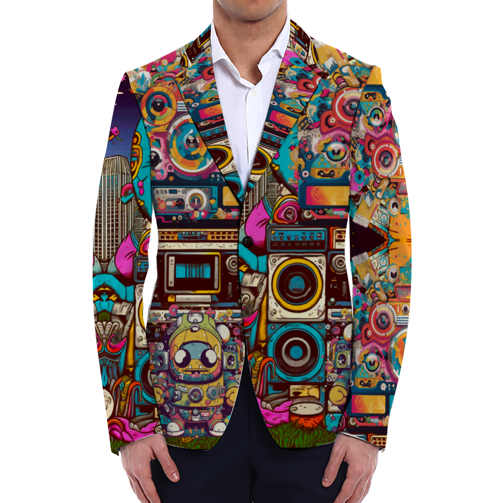 Mod Pop Casual Suit Blazer