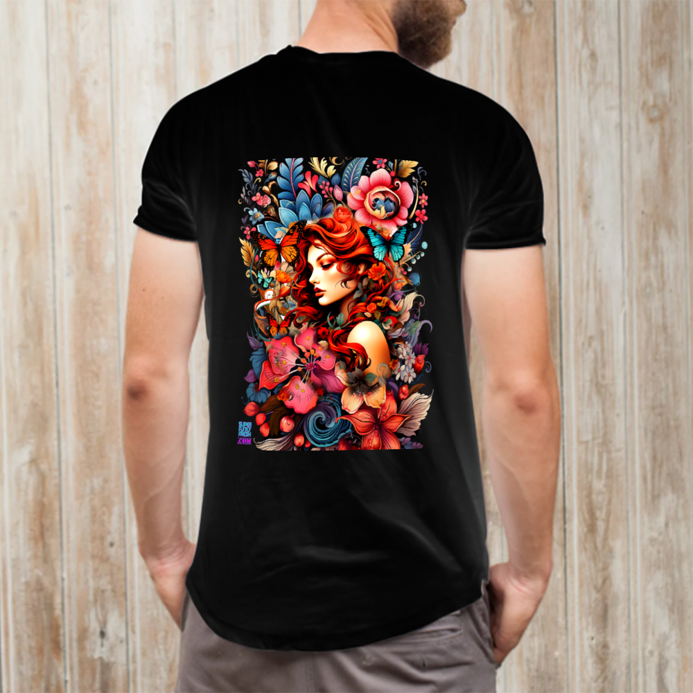 Flower Child Unisex Multi-color Classic T-Shirt DTG | Gildan 76000