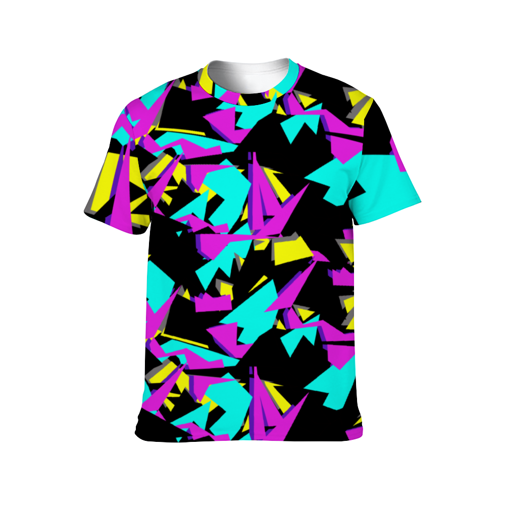 Glitch Camo Purple T-Shirt